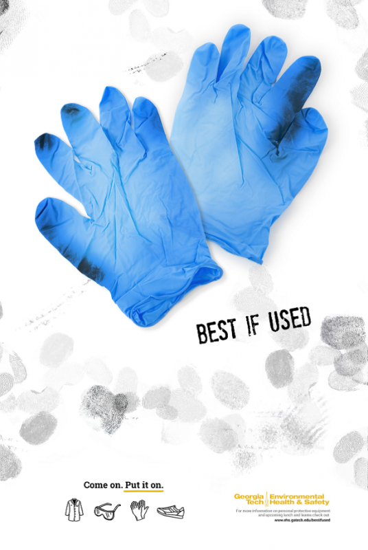 BestIfUsed Gloves Poster